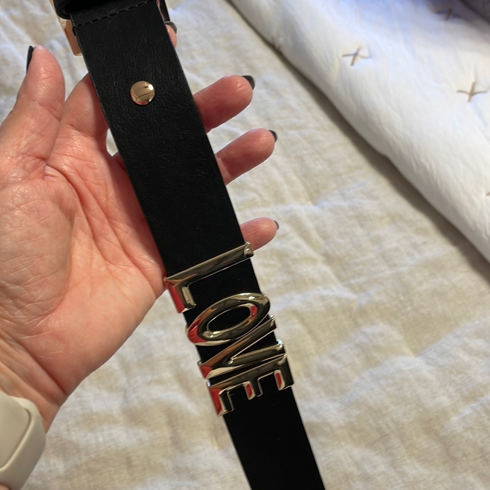Leather belt